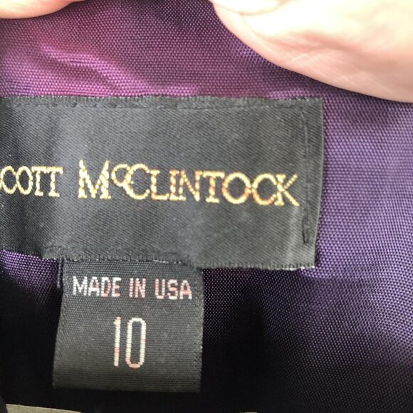 Scott McClintock Dress Womens 10 Formal Gown Spaghetti Strap Lace Up Back USA - Picture 5 of 16